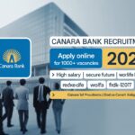 Canara Bank Recruitment 2025 – Apply Online for 1000 PO and SO Government Banking Jobs