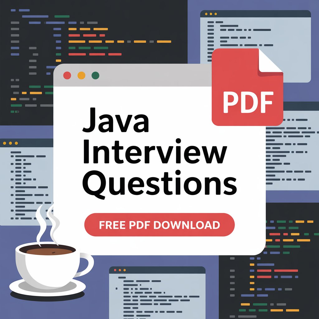 Java Interview Questions PDF Download – Core Java Cheat Sheet for Freshers