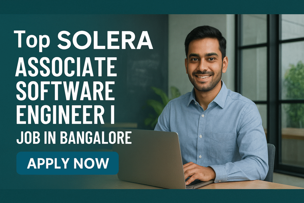 Solera Associate Software Engineer I Bangalore job with apply now button
