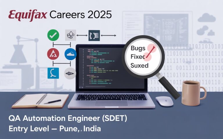 Equifax QA Automation Engineer (SDET) Entry Level job in Pune, India – automation testing career opportunity